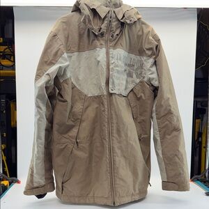 Oakley Men's Tan and Gray Raincoat